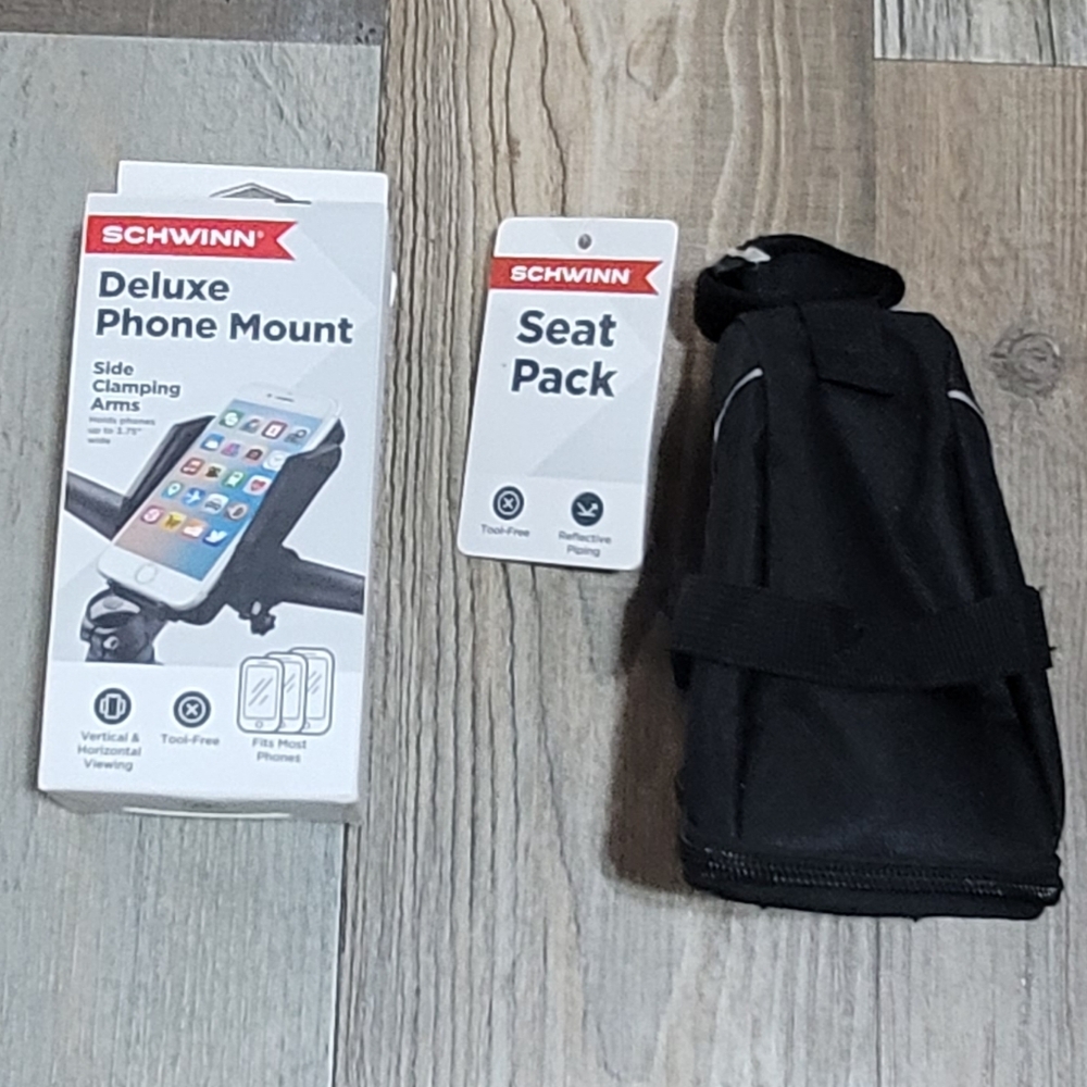 Scwinn Deluxe Phone Mount And Seat Pack